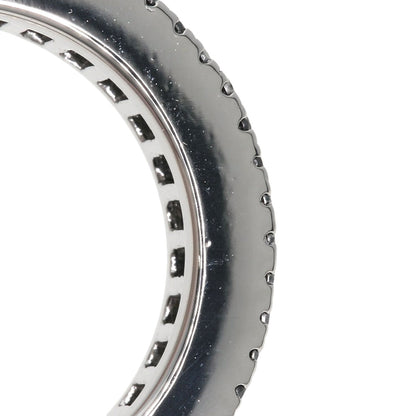 Ponte Vecchio Black　Diamond Ring K18 White Gold Ladies [Used]