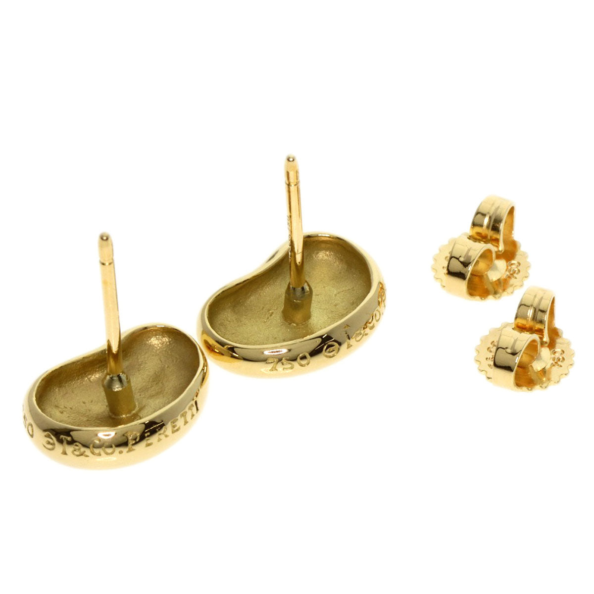 TIFFANY&Co.   Bean earring  K18 Yellow Gold Ladies [Used]