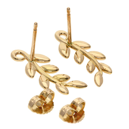 TIFFANY&Co.   earring Olive Leaf Climber K18 Pink Gold Ladies