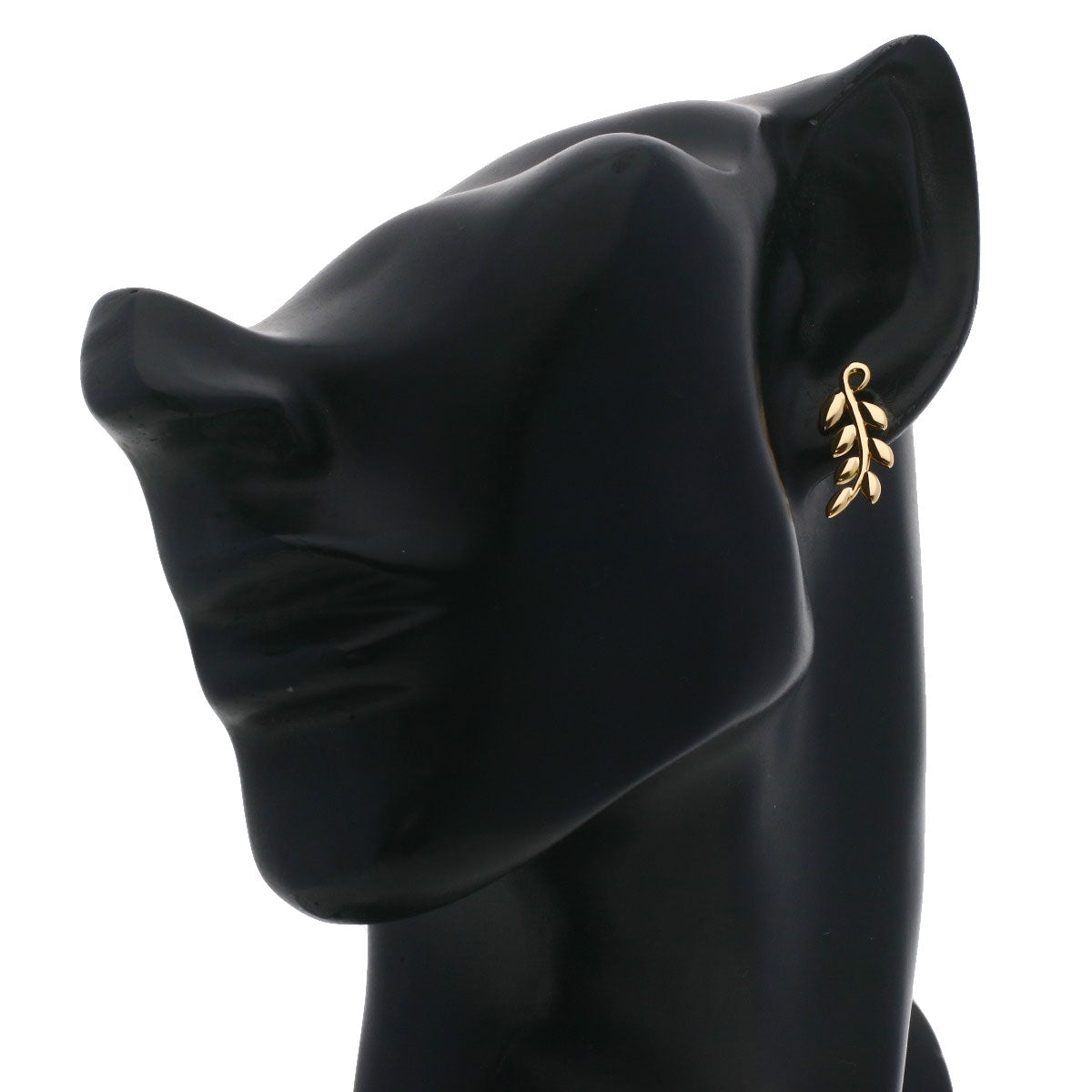 TIFFANY&Co.   earring Olive Leaf Climber K18 Pink Gold Ladies