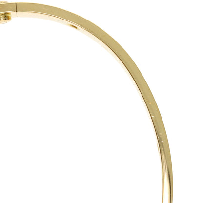 CARTIER LOVE Bracelets Half Diamond with Driver #18 Bracelet K18 Yellow Gold Ladies [Used]