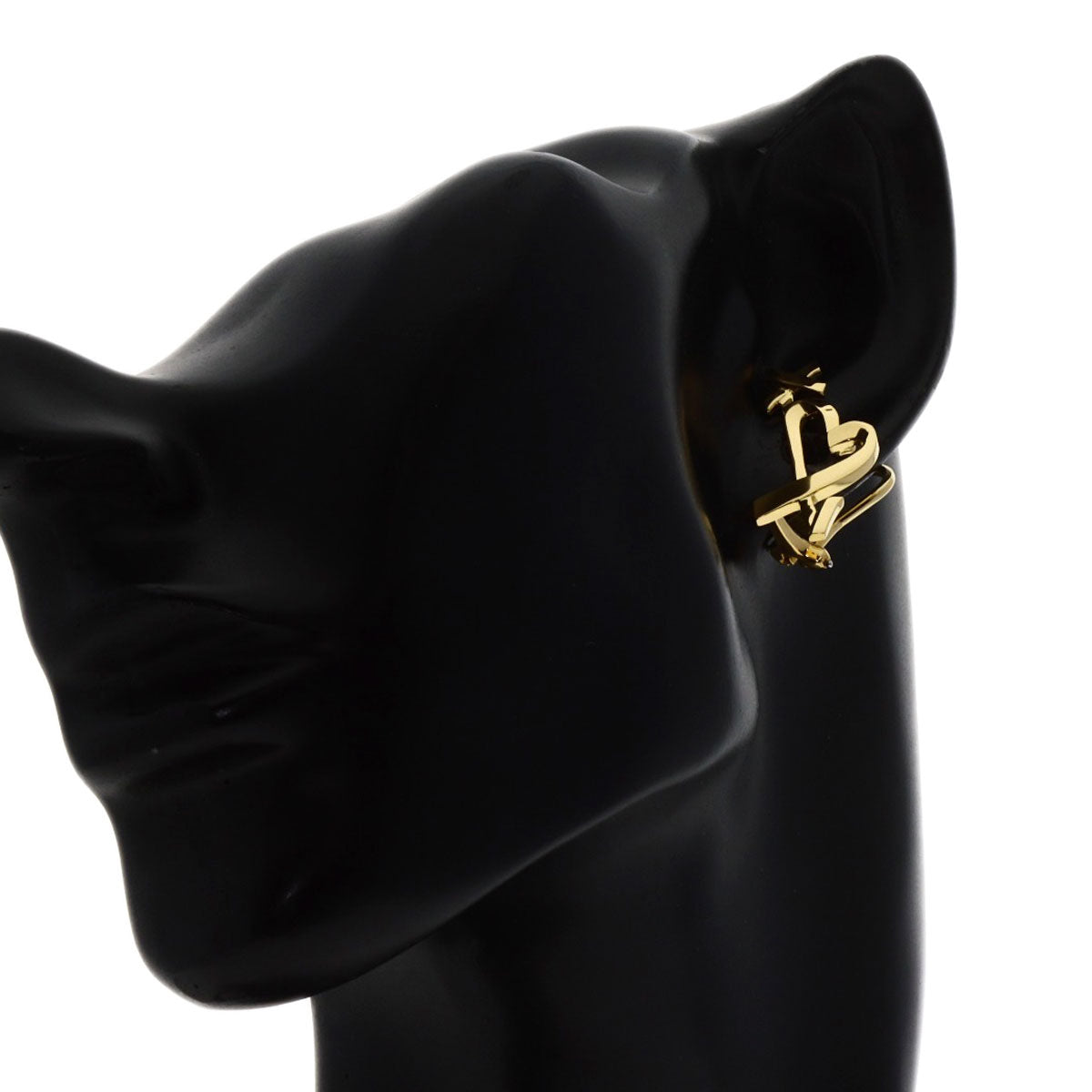 TIFFANY&Co. Graffiti Heart Arrow Earring K18 Yellow Gold Ladies [Used]