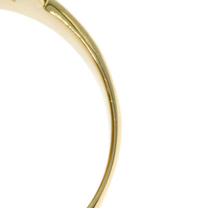 0.12ct Frog Emerald Diamond Ring K18 Yellow Gold 9g　Ladies