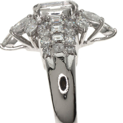 1.012ct Diamond F-SI2 Ring Platinum PT900 12.4g　Ladies