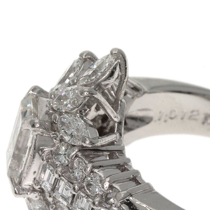 1.012ct Diamond F-SI2 Ring Platinum PT900 12.4g　Ladies