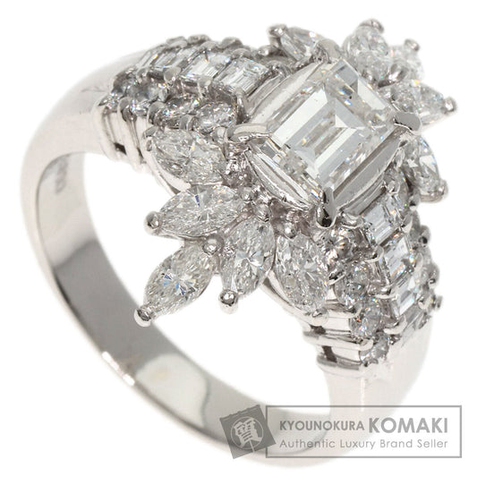 1.012ct Diamond F-SI2 Ring Platinum PT900 12.4g　Ladies