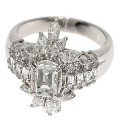 1.012ct Diamond F-SI2 Ring Platinum PT900 12.4g　Ladies