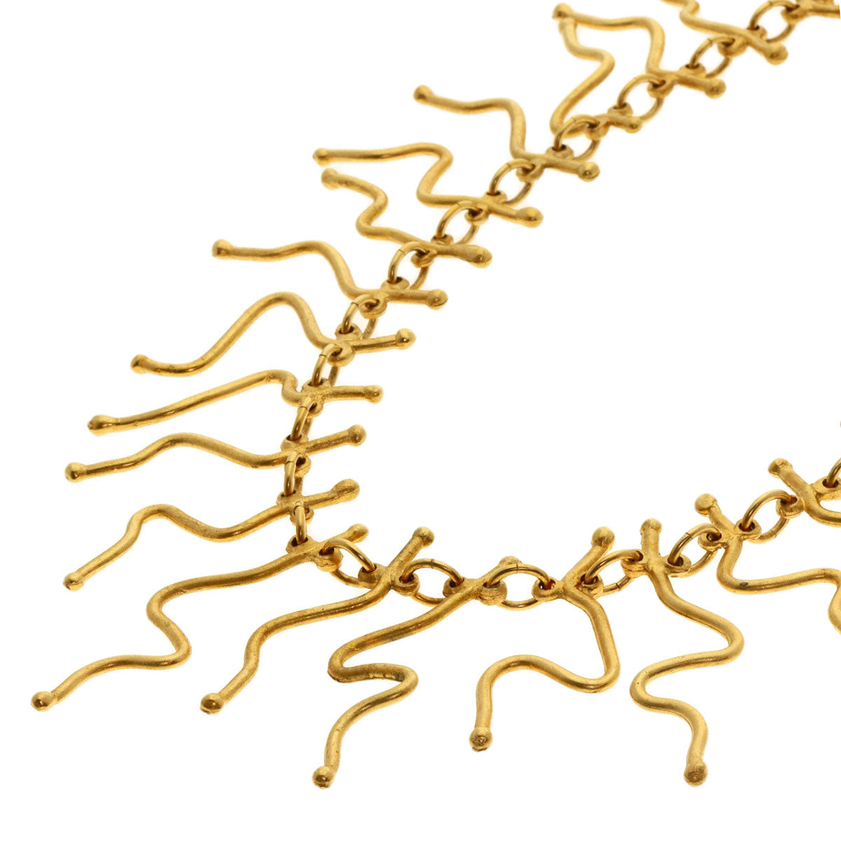 Bisque de Vert Necklace Gold Plated 48.9g　Ladies