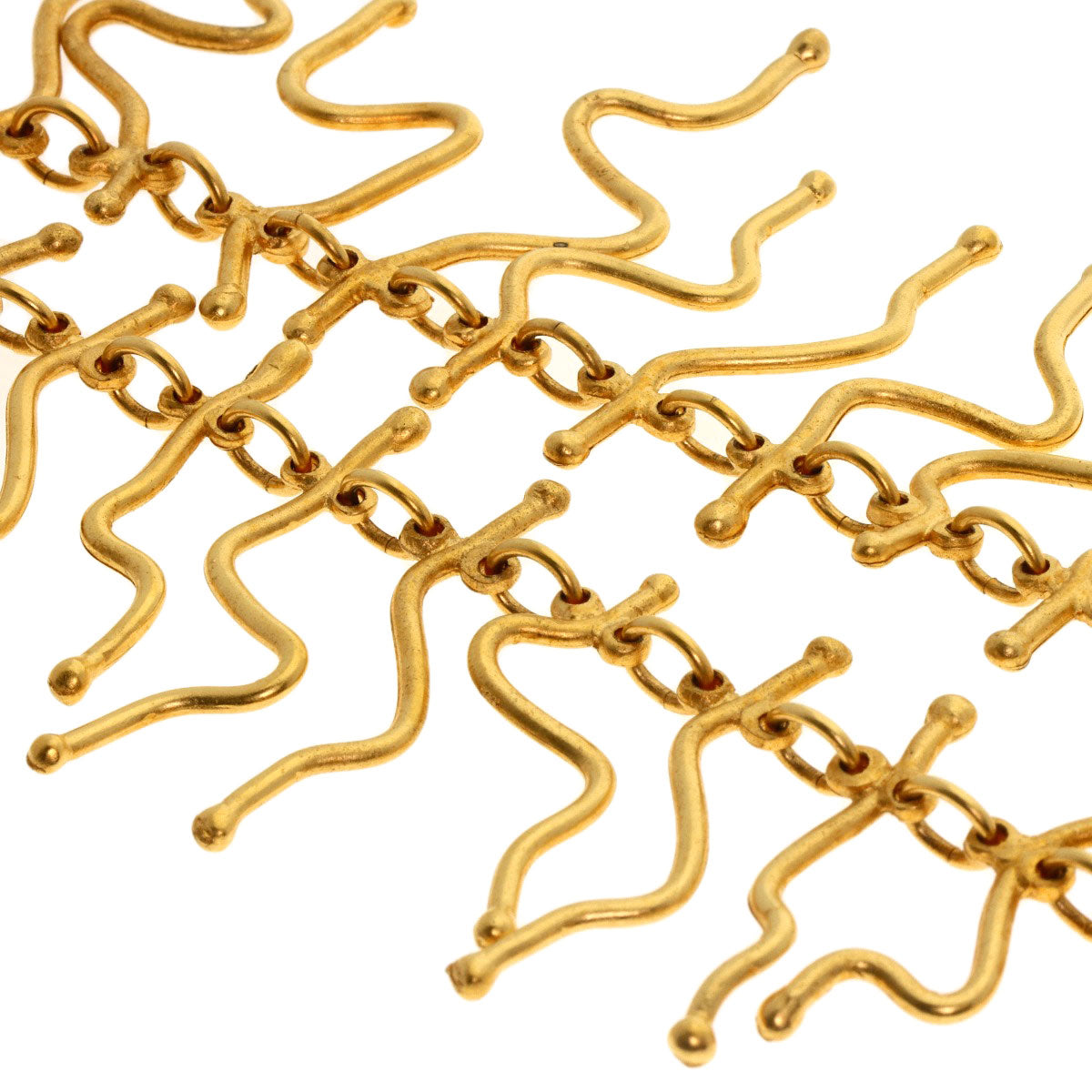 Bisque de Vert Necklace Gold Plated 48.9g　Ladies