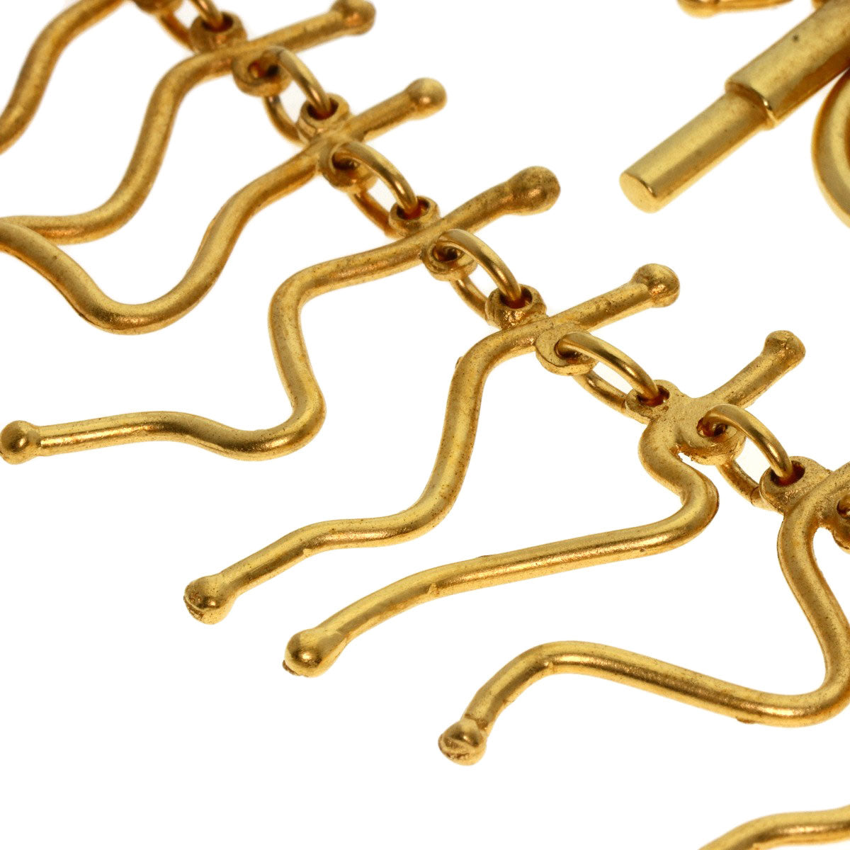 Bisque de Vert Necklace Gold Plated 48.9g　Ladies