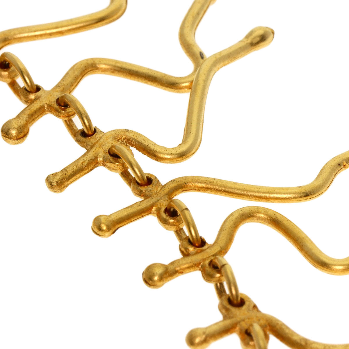 Bisque de Vert Necklace Gold Plated 48.9g　Ladies