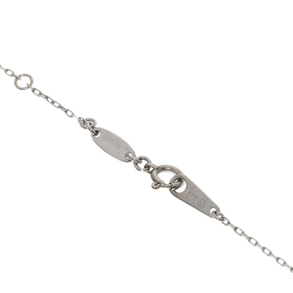 0.19ct Diamond Necklace K18 White Gold 2.4g　Ladies