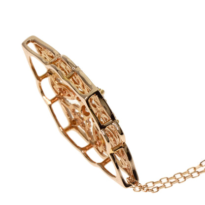 0.5ct Diamond Necklace K18 Pink Gold  3.9g�@Ladies