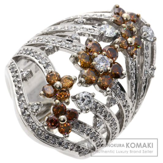 1.5ct Diamond Ring K18 White Gold 23.9g　Ladies