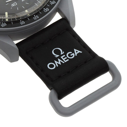 Swatch Omega collaboration Moonswatch MISSION TO THE MOON Watches SO33M100 Ceramic/Nylon mens