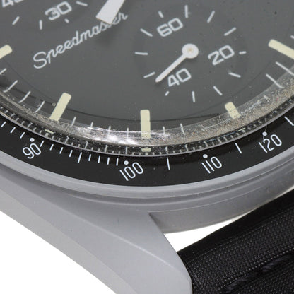 Swatch Omega collaboration Moonswatch MISSION TO THE MOON Watches SO33M100 Ceramic/Nylon mens