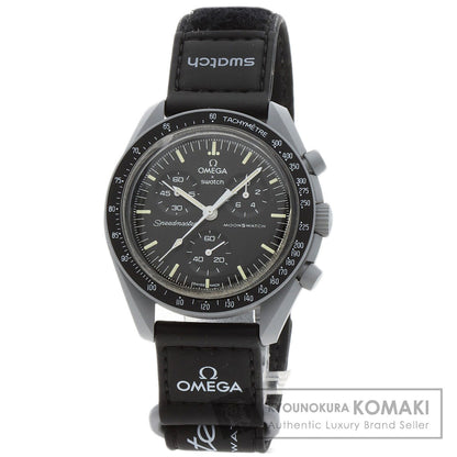 Swatch Omega collaboration Moonswatch MISSION TO THE MOON Watches SO33M100 Ceramic/Nylon mens
