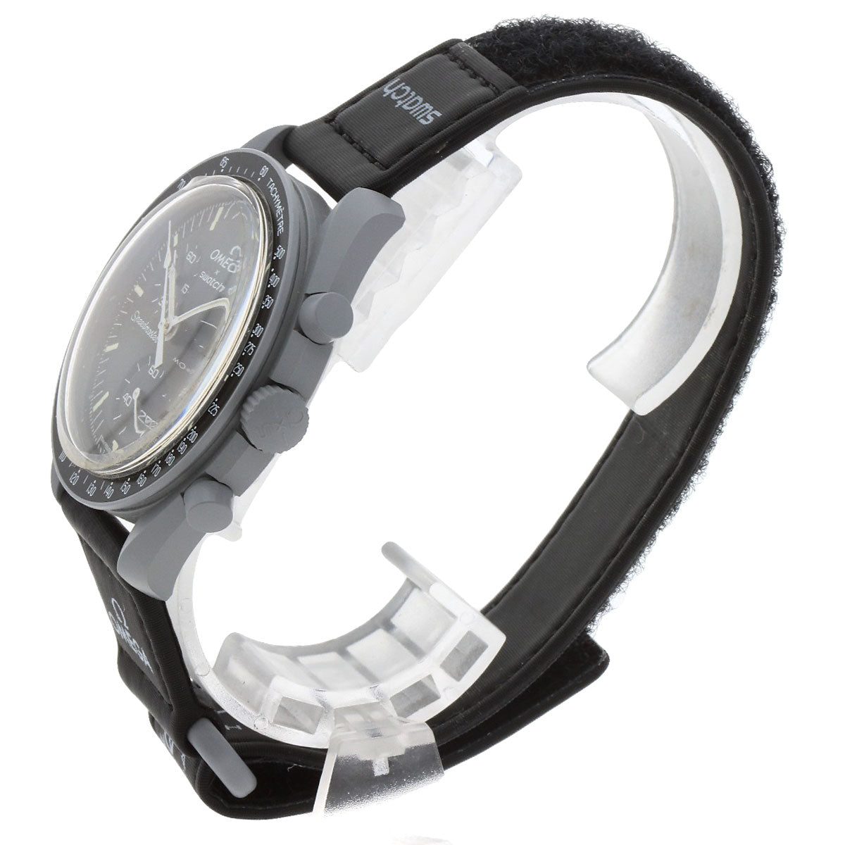 Swatch Omega collaboration Moonswatch MISSION TO THE MOON Watches SO33M100 Ceramic/Nylon mens