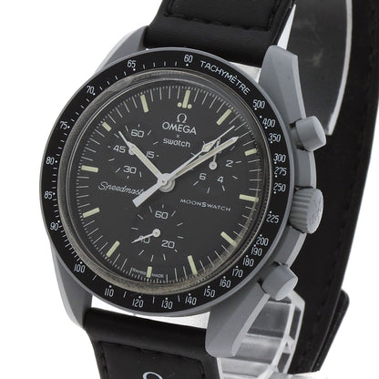Swatch Omega collaboration Moonswatch MISSION TO THE MOON Watches SO33M100 Ceramic/Nylon mens