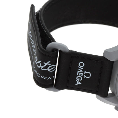 Swatch Omega collaboration Moonswatch MISSION TO THE MOON Watches SO33M100 Ceramic/Nylon mens