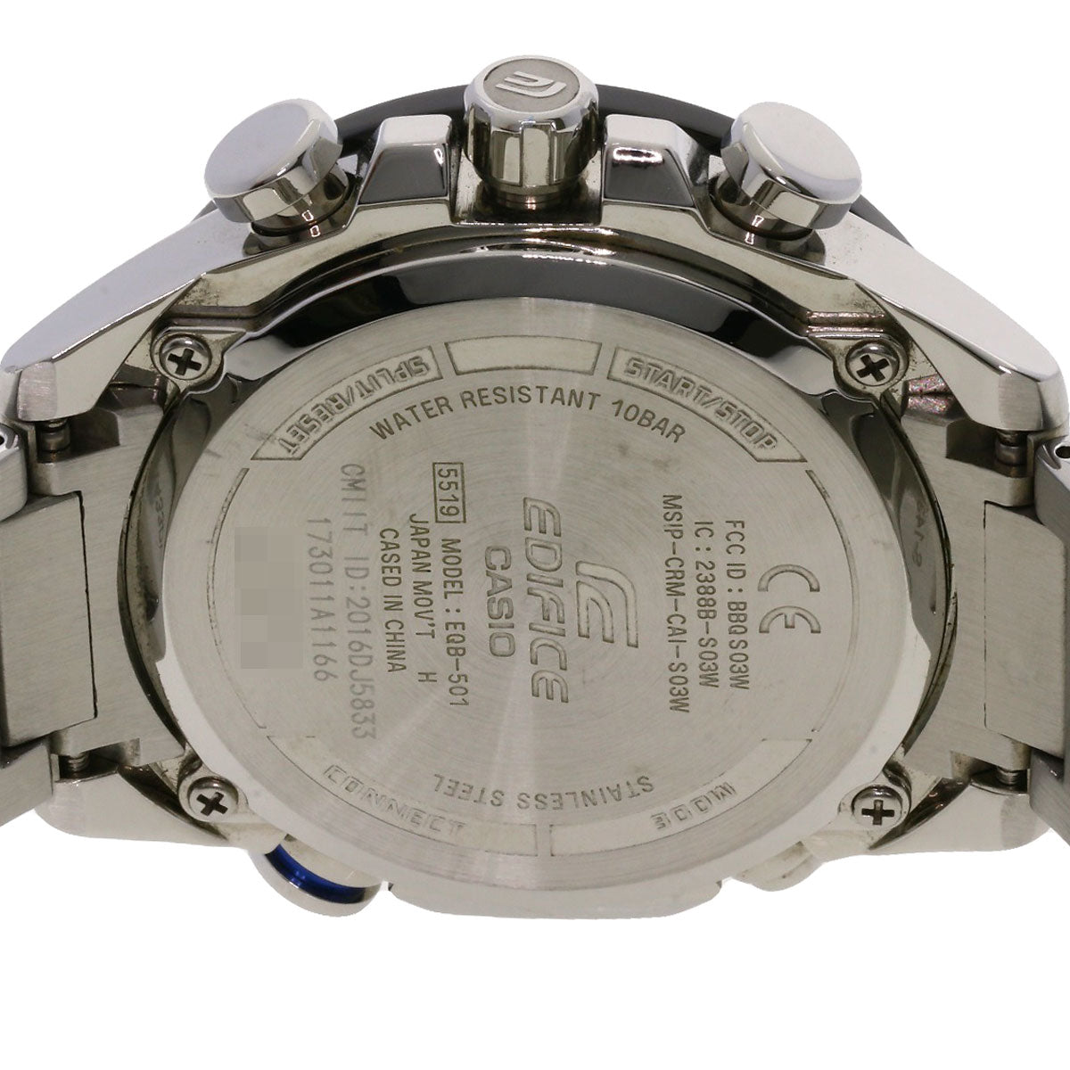 CASIO Edifice Watches EQB-051 Stainless Steel/Stainless Steel mens