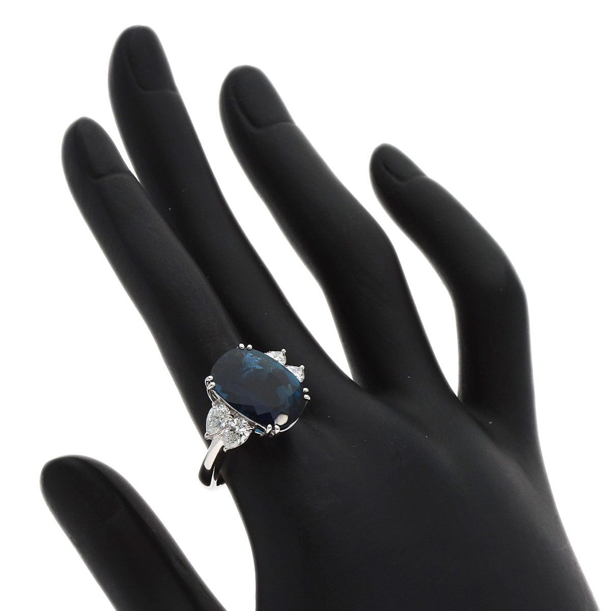 7.077ct Tourmaline Diamond Ring Platinum PT900 10.5g　Ladies