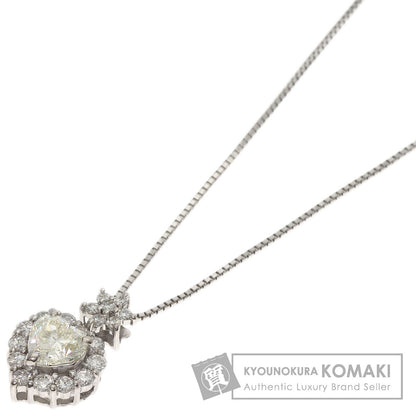 0.635ct Diamond Necklace K18 White Gold  3.3g�@Ladies
