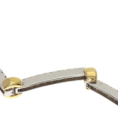 2.03ct Diamond Bracelet K18 White Gold 18K Yellow Gold 11.9g　Ladies