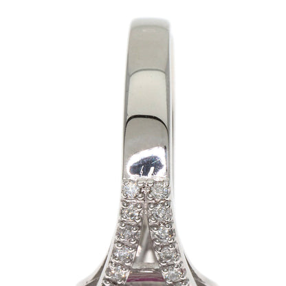 1.05ct Ruby Diamond Ring Platinum PT900 8.3g　Ladies