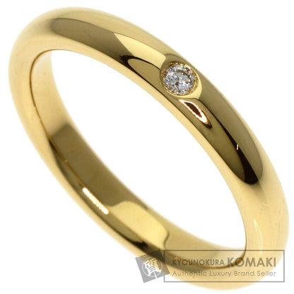 TIFFANY&Co. Stacking band 1P Diamond Ring K18 Yellow Gold Ladies [Used]