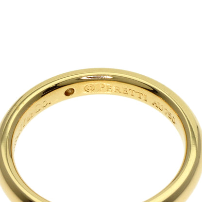 TIFFANY&Co. Stacking band 1P Diamond Ring K18 Yellow Gold Ladies [Used]