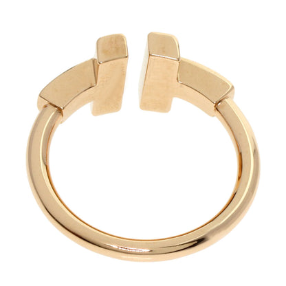 TIFFANY&Co. Twire Diamond Mother of Pearl Ring K18 Pink Gold Ladies [Used]