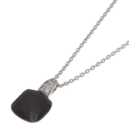 Pomellato Capri Jet Diamond Necklace K18 White Gold Ladies [Used]