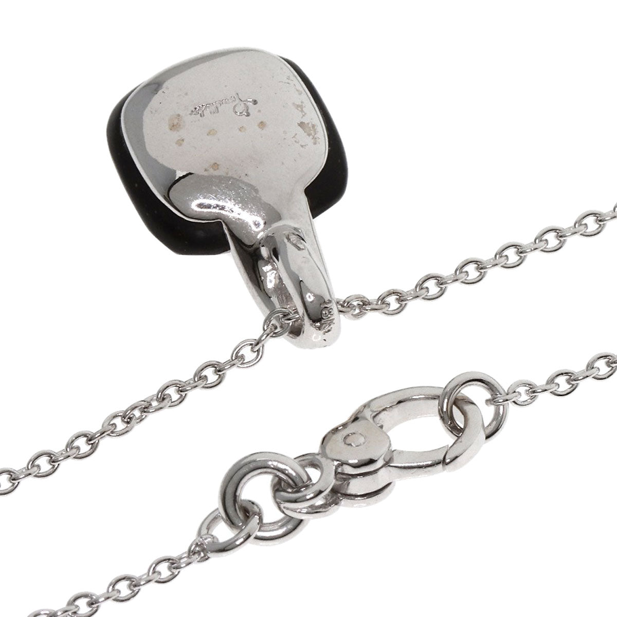 Pomellato Capri Jet Diamond Necklace K18 White Gold Ladies [Used]