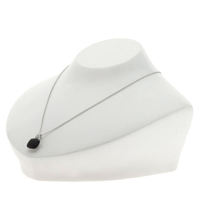 Pomellato Capri Jet Diamond Necklace K18 White Gold Ladies [Used]