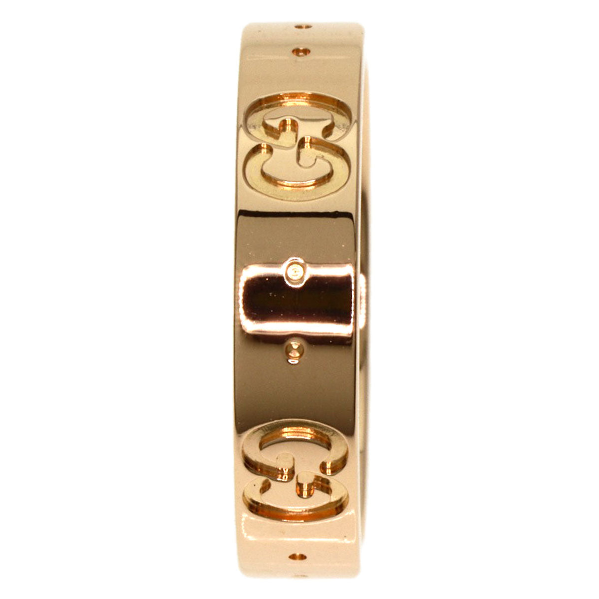GUCCI   Icon # 9 Ring  K18 Pink Gold Ladies [Used]