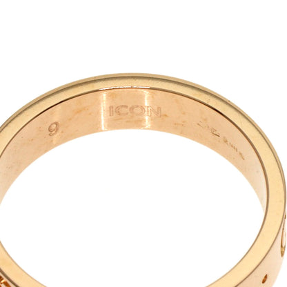 GUCCI   Icon # 9 Ring  K18 Pink Gold Ladies [Used]
