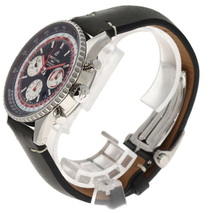 BREITLING Navitimer B01 Chronograph 43 Watches AB0121B1B1X2 Stainless Steel/Leather mens