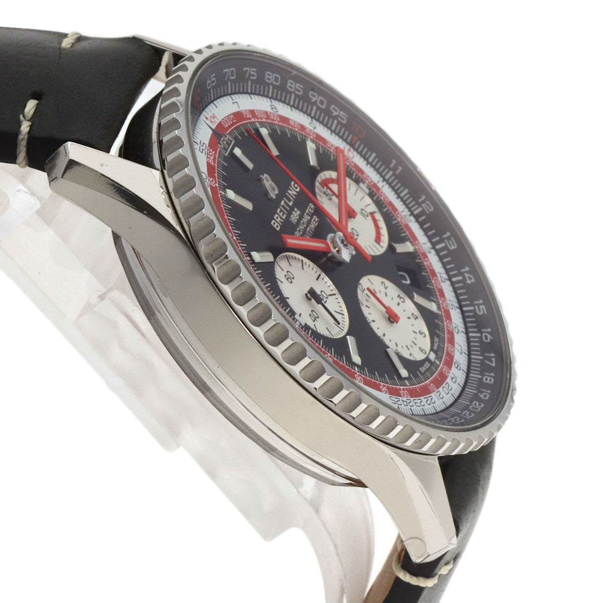 BREITLING Navitimer B01 Chronograph 43 Watches AB0121B1B1X2 Stainless Steel/Leather mens