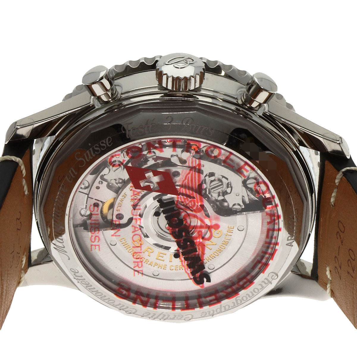 BREITLING Navitimer B01 Chronograph 43 Watches AB0121B1B1X2 Stainless Steel/Leather mens