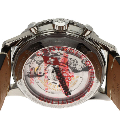 BREITLING Navitimer B01 Chronograph 43 Watches AB0121B1B1X2 Stainless Steel/Leather mens