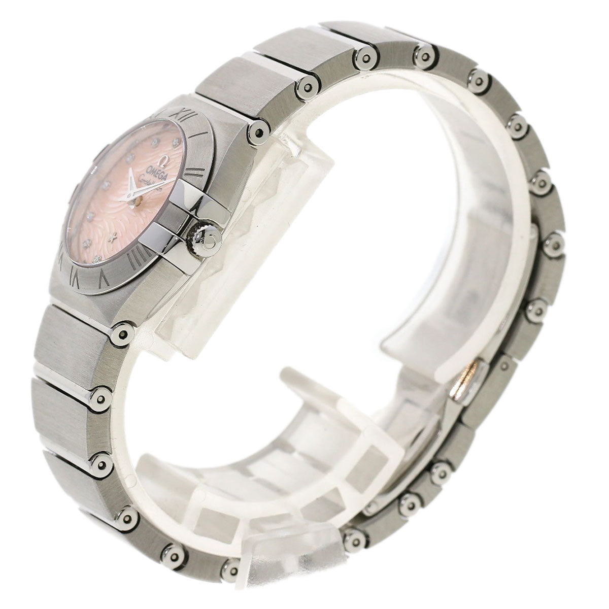 OMEGA Constellation plum Watches 123.10.24.60.57.002 Stainless Steel/Stainless Steel Ladies