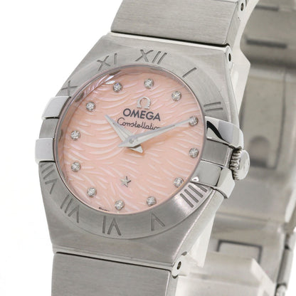 OMEGA Constellation plum Watches 123.10.24.60.57.002 Stainless Steel/Stainless Steel Ladies