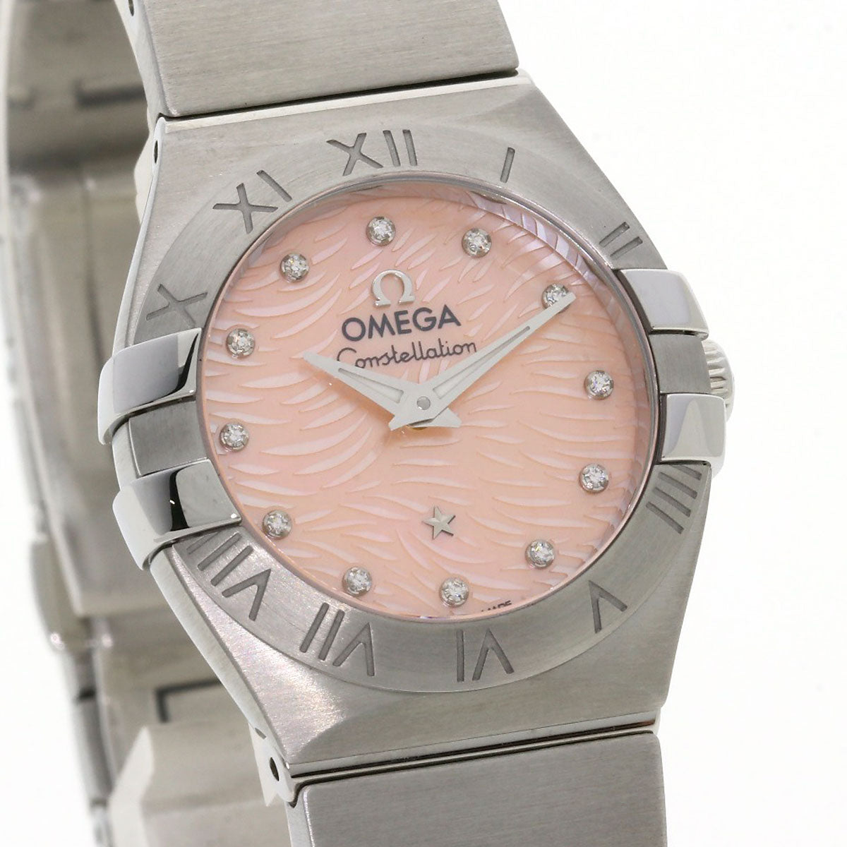 OMEGA Constellation plum Watches 123.10.24.60.57.002 Stainless Steel/Stainless Steel Ladies