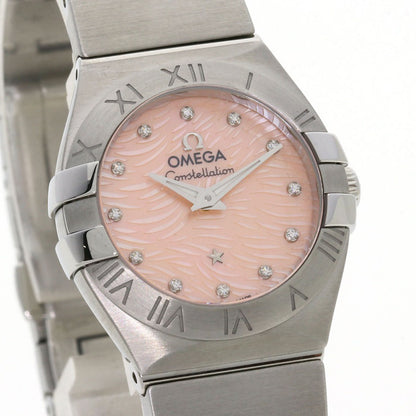 OMEGA Constellation plum Watches 123.10.24.60.57.002 Stainless Steel/Stainless Steel Ladies