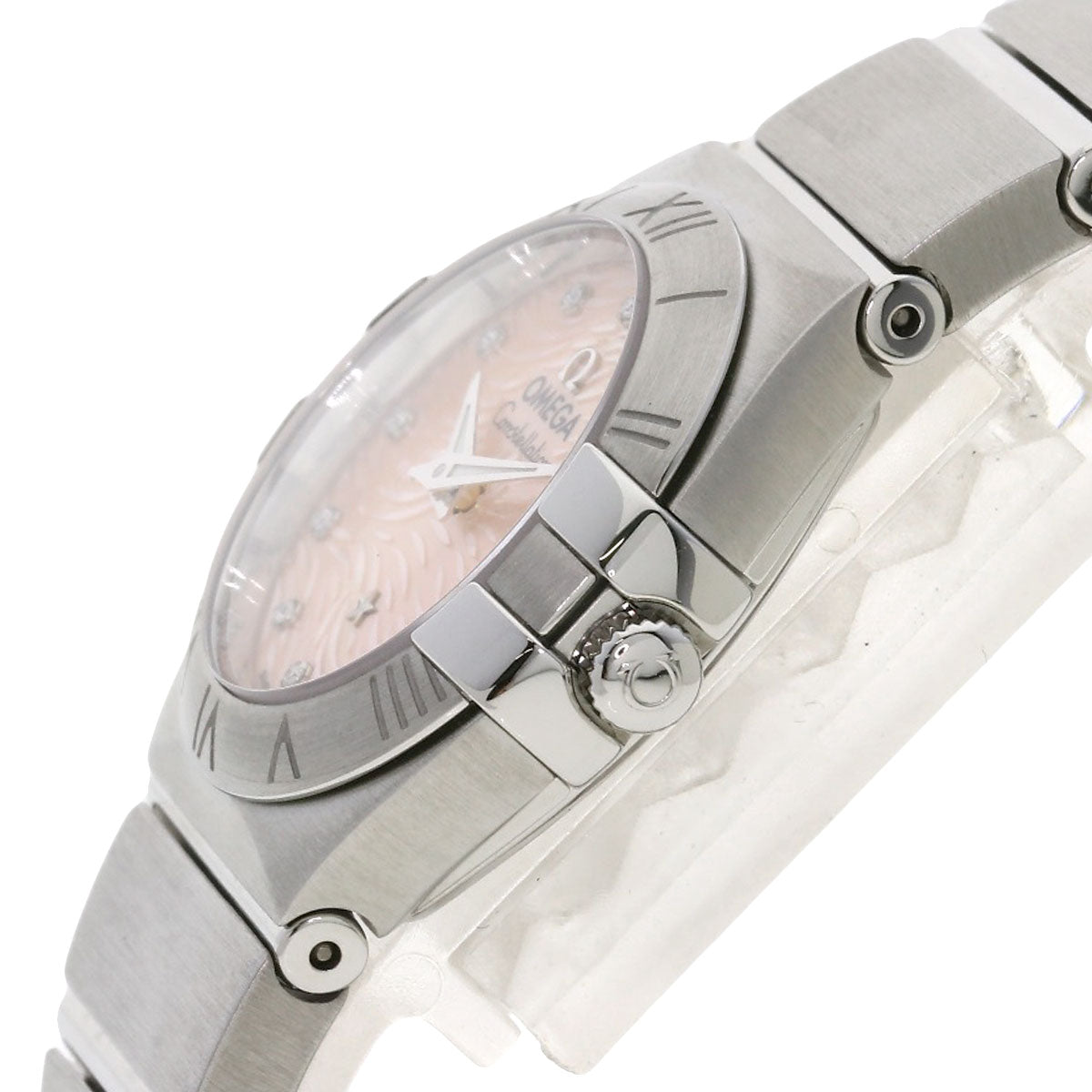 OMEGA Constellation plum Watches 123.10.24.60.57.002 Stainless Steel/Stainless Steel Ladies