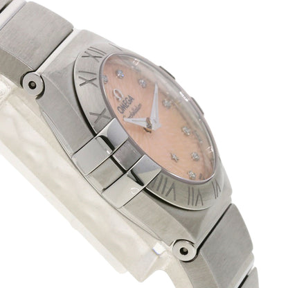 OMEGA Constellation plum Watches 123.10.24.60.57.002 Stainless Steel/Stainless Steel Ladies