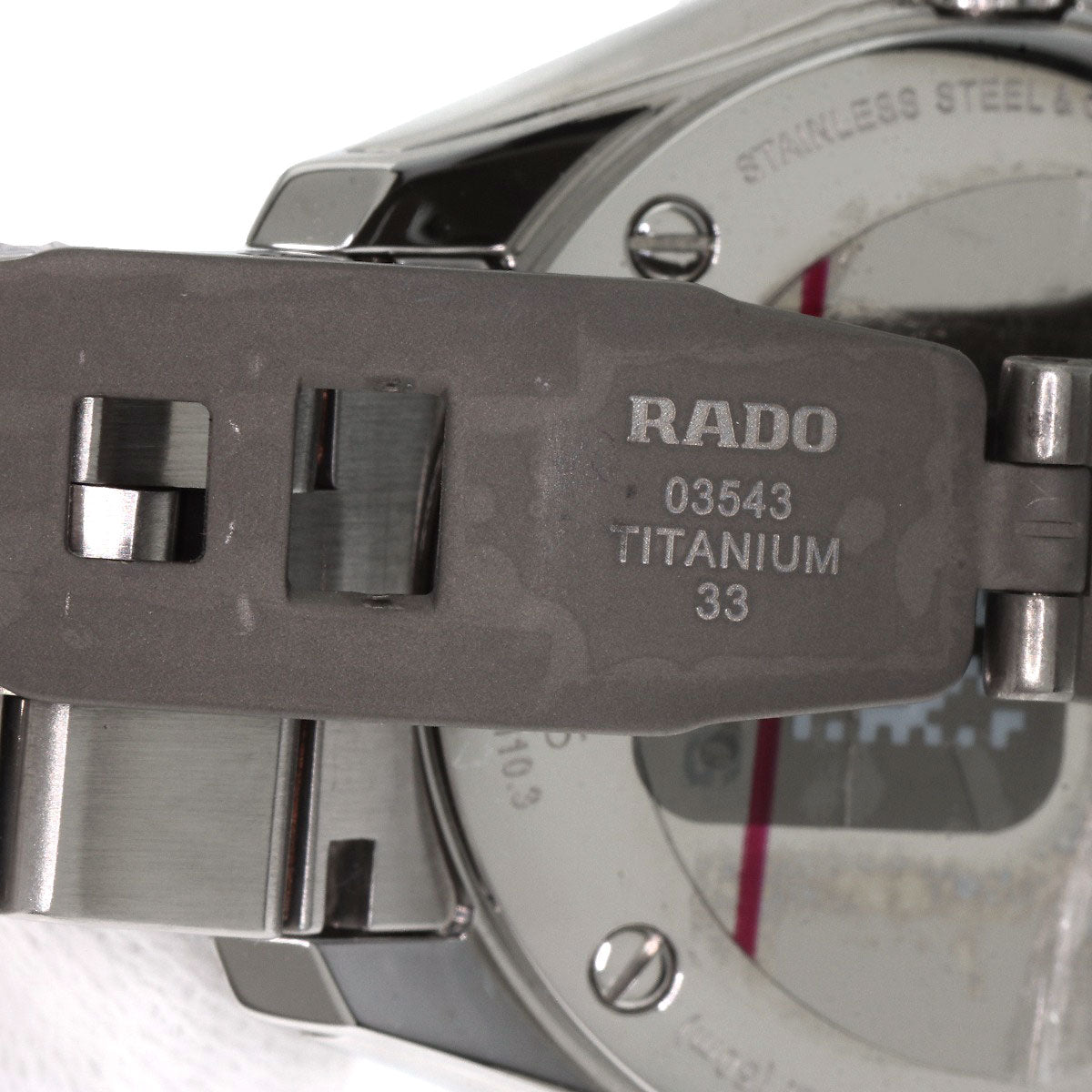 RADO Hyperchrome 1.2" Watches R32110153 Stainless Steel/Stainless Steel Ladies