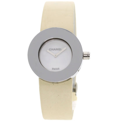 CHANEL La Ronde Watches H0579 Stainless Steel/Leather Ladies