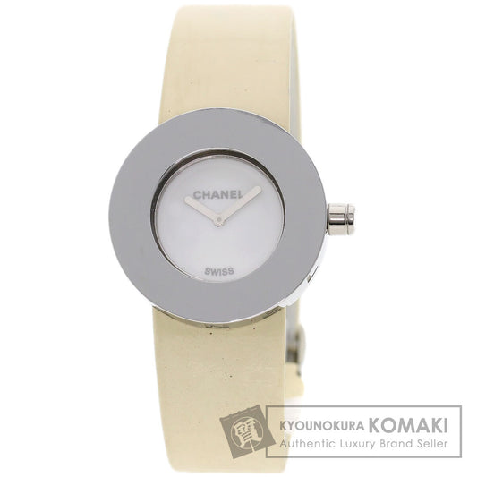 CHANEL La Ronde Watches H0579 Stainless Steel/Leather Ladies